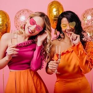 Pink Heart Sunglasses